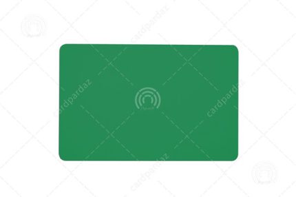کارت pvc ساده سبز – کارت پرداز
