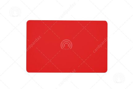 کارت pvc ساده قرمز – کارت پرداز
