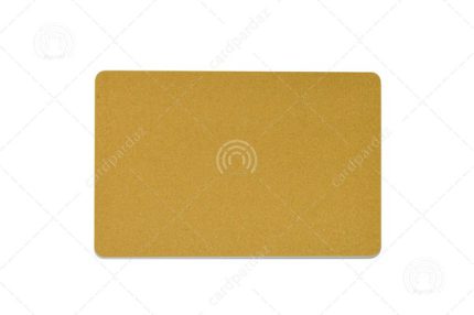 کارت pvc ساده متالیک طلایی – کارت پرداز