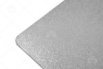 کارت pvc ساده متالیک نقره ای - نمای نزدیک