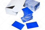 کارت pvc ساده آبی - بسته بندی